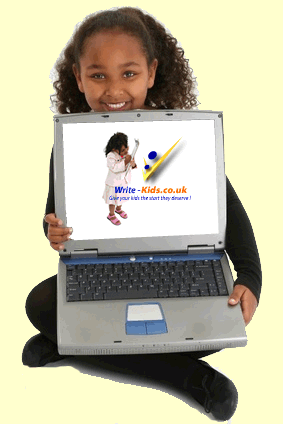 Write-kids e flashcard teach chidren to read
